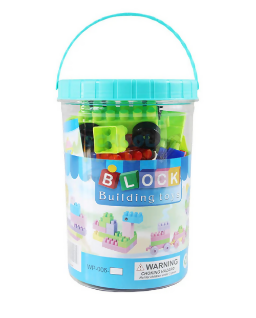 Building Blocks for Kids – 55 Pcs Plastic Educational Play Set