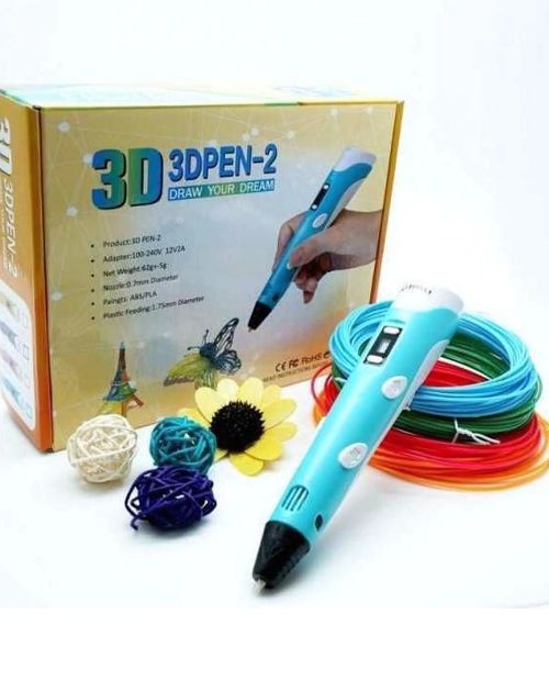 3D Printing Pen for Kids – 4.0 Gen Drawing Pen with LCD Display, USB Cable, Pen Holder & 9m 1.75mm Filament