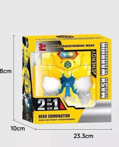 2-in-1 Transforming Robot Mask