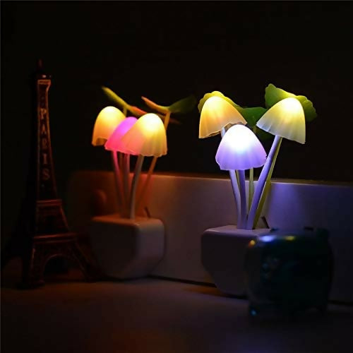 Mushroom Night Light Plug-in Sensor Lamp