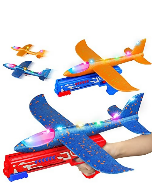 Foam Glider Airplane Launcher Toy Set